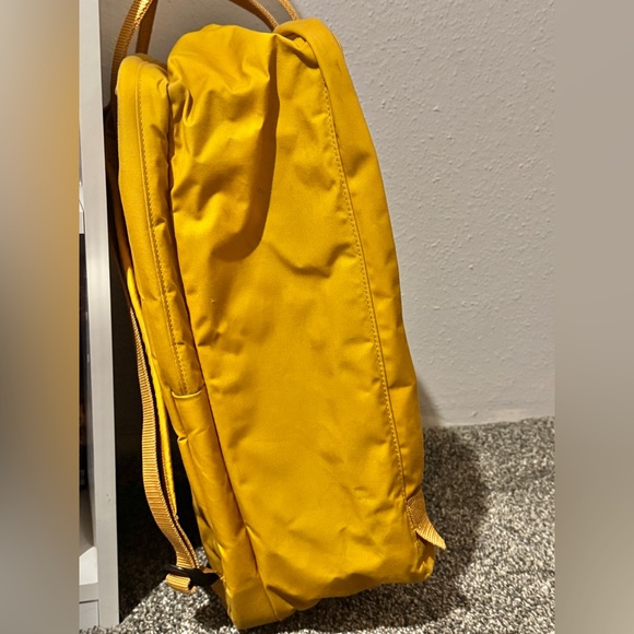 Kånken Fjallraven 15” Laptop Yellow Backpack - Picture 3 of 16